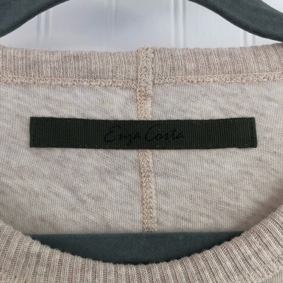 Enza Costa Cashmere Blend Sweater/ Top - Picture 7 of 8